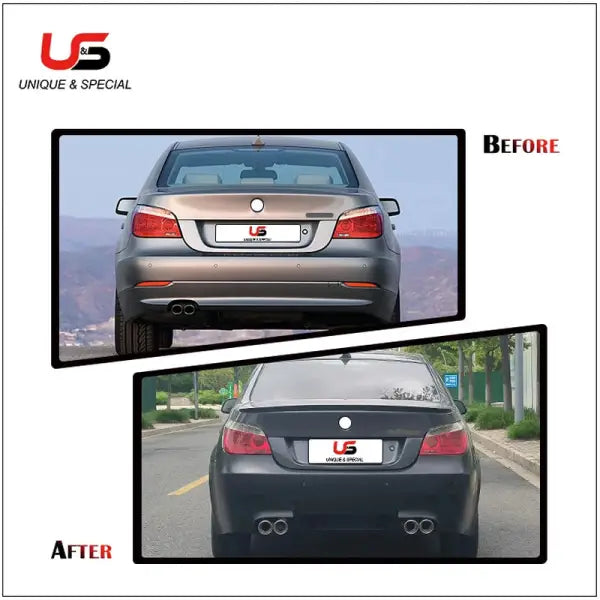 Body Kit for BMW 5 Series E60 04-10 Upgeade to M Power M5 Style Front Rear Bumper Grille Side Skirt Exhaust Pipe Fog Light