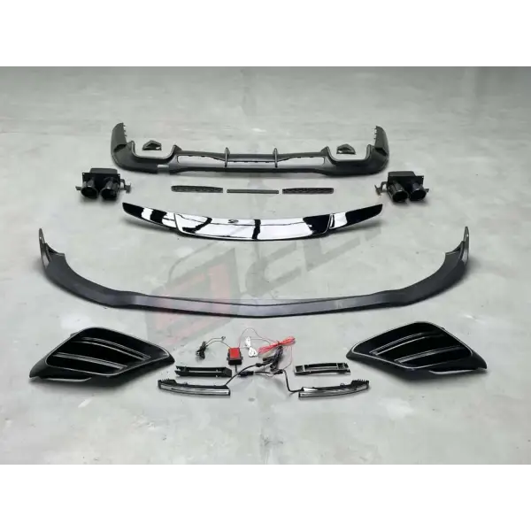 Body Kit for 2022 Benz W223 S-Class Upgrade BBS Front Bumper Lip Rear Diffuser Tips Spoiler