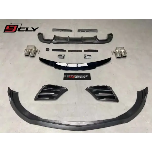 Body Kit for 2022 Benz W223 S-Class Upgrade BBS Front Bumper Lip Rear Diffuser Tips Spoiler