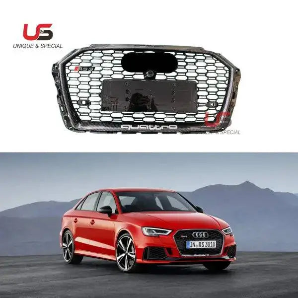 Body Kit Carbon Fiber Honeycomb Mesh Grille for Audi A3