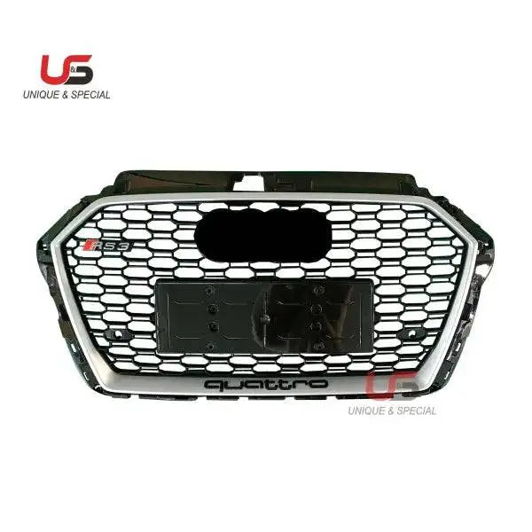 Body Kit Electroplating Silver Honeycomb Mesh Grille