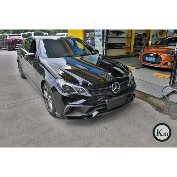 Body Kit with Front Bumper Rear Bumper and Side Skirts for 2014-2016 MB W212 E-Class Upgrade WALD Style Body Kits Bumper