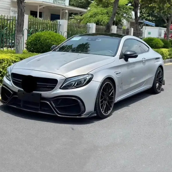 Body Kit for Mercedes-Benz C-Class W205 C43 C63 Modified Front Rear Bumper Tail Wing Rear Lip Assembly Auto Accessories