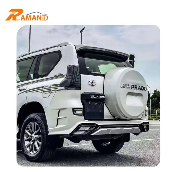 Body Kit for PRADO Front and Rear Bumper with LED Light for LAND CRUISER FJ90 PRADO Bodykit 2011-2017