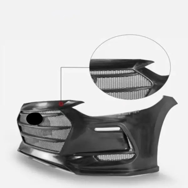 Body Kit Resin Front Bumper Assembly Grille for Hyundai Elantra AD Style Convert EPA Style Surround Car