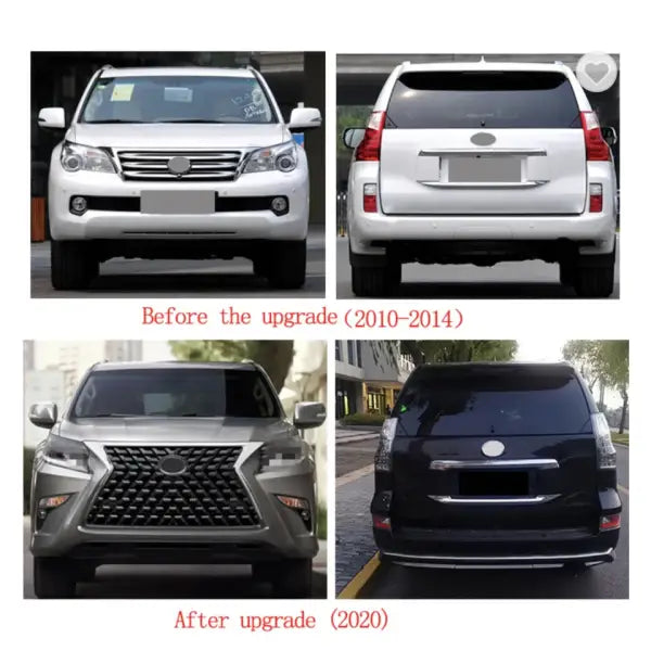 Body Kit for to YO TA Prado 10-20 Upgrade to for GX460 Latest Style with Front Bumper Assembly Facelift