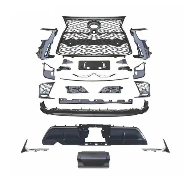 Car Body Kit LX600 Bumper Body Kit for Lexus LX600 F-SPORT Upgrade Facelift LX600 Grille