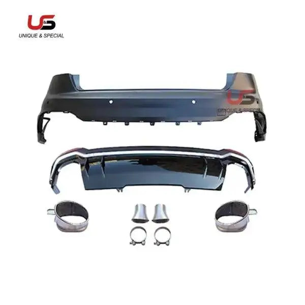 Body Parts Front Bumper and Lip Body Kit with Grille