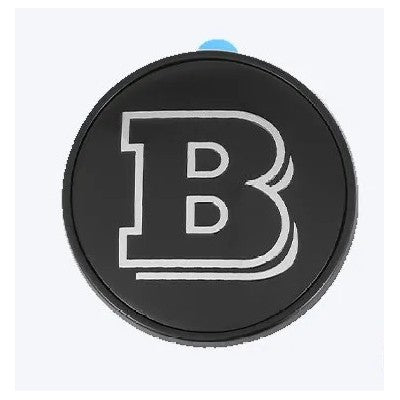Car Craft Compatible With Mercedes A B C E S Class Ml Gl Gle Gls Cla Gla Glc Slk Grill Letter Logo Badge Emblem Sticker Alloy Wheel Logo Hub Brabus 55mm