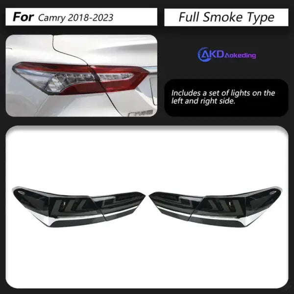 Brand New Tail Lamp for Toyota Camry Tail Lights 2018 Camry XSE LED Tail Lamp Upgrade to LS400 Design LED Dynamic Signal