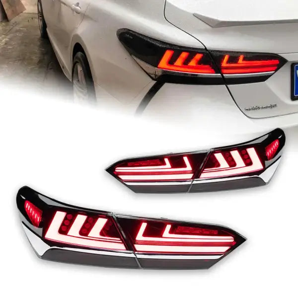 Brand New Tail Lamp for Toyota Camry Tail Lights 2018 Camry XSE LED Tail Lamp Upgrade to LS400 Design LED Dynamic Signal