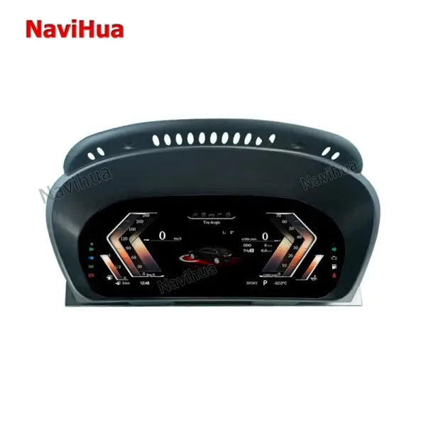 Built in GPS Navigation System 12.3 Inch Panel Screen Car Digital Speedometer Meter Gauge Dashboard for BMW E60 20004-2010