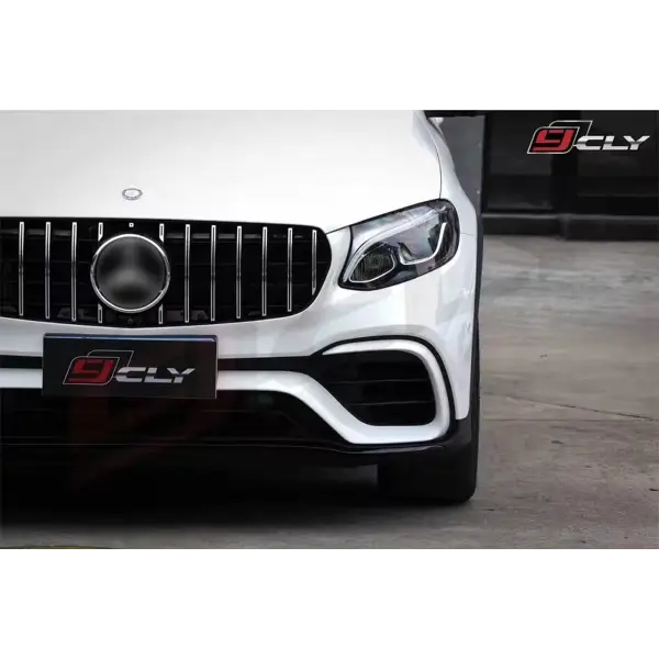 C253 GLC63 Body Kit for Benz 2016-2018 GLC Class X253 Coupe Upgrade GLC63 AMG Bumper Grille Fender Flare Diffuser Exhaust Pipe