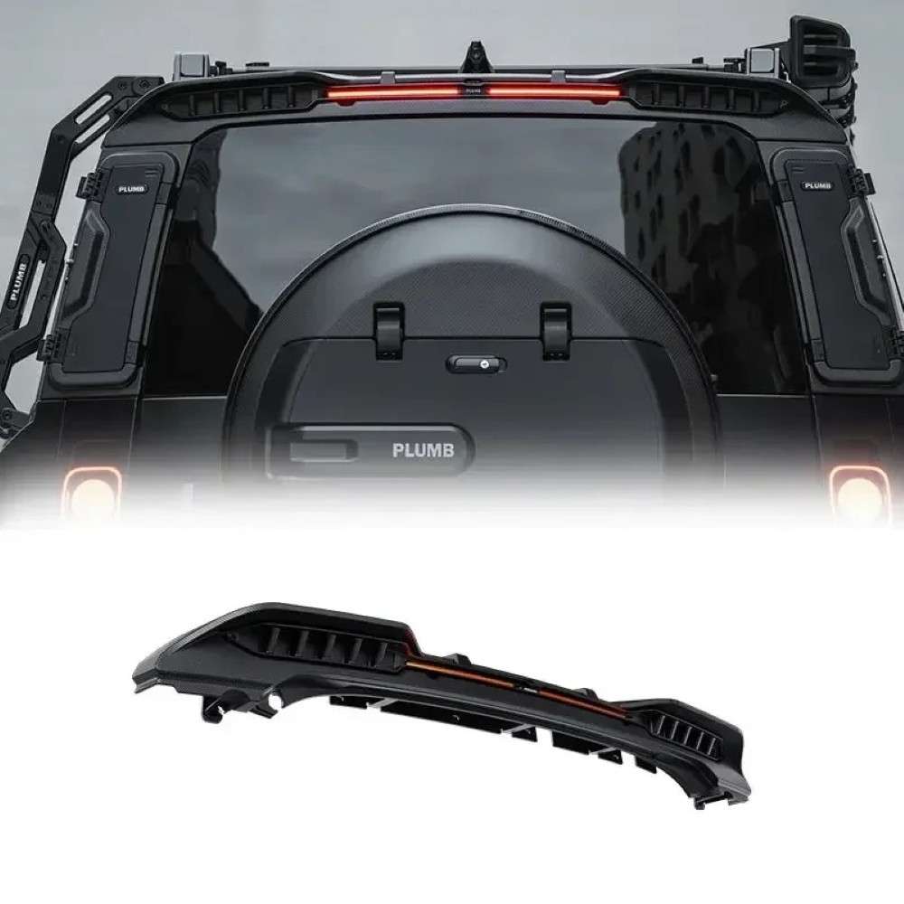 Car Craft Compatible With Range Land Rover Defender 2020-2025 Plumb M-one Rear Trunk Wing Boot Lip Spoiler Carbon Fiber Plumb-013 - CAR CRAFT INDIA