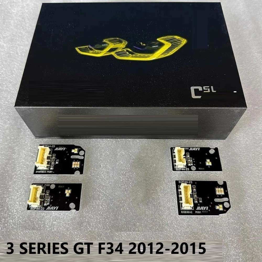 Car Craft Compatible With Bmw 3 Series Gt F34 2012-2015 Headlight Drl Daytime Running Light Angel Eye Led Module Yellow Color Csl Style CC-8479 - CAR CRAFT INDIA