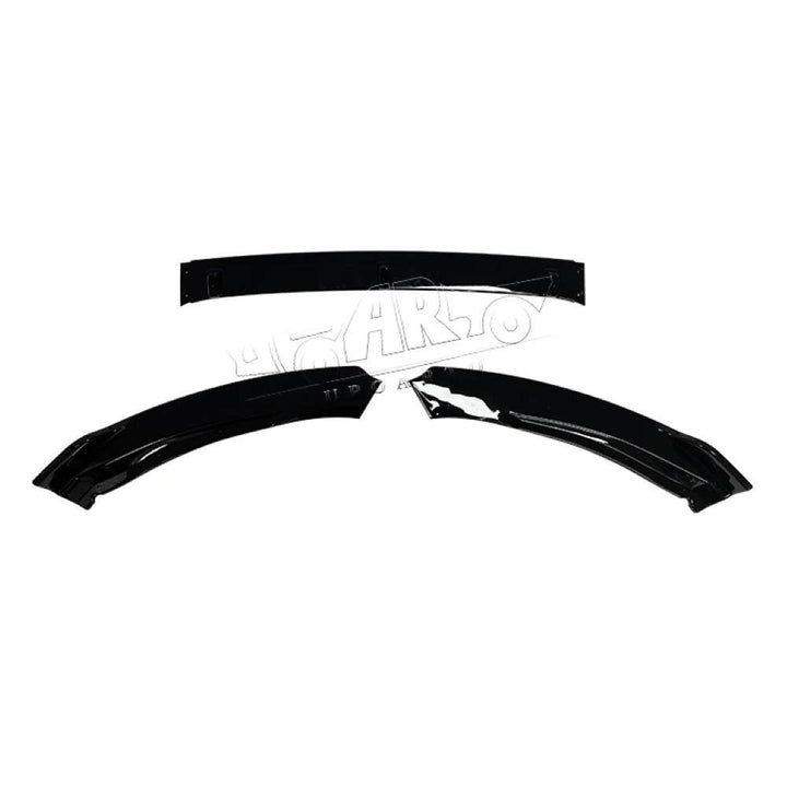 Car Craft Compatible With Skoda Octavia 2014-2017 Front Bumper Lip Splitter Skirts 3 Part Ar-skoda-018 Glossy Black - CAR CRAFT INDIA