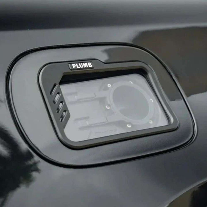 Car Craft Compatible With Range Land Rover Defender 2020-2025 110 Plumb M-one Series Transparent Fuel Tank Cover Plumb-003 - CAR CRAFT INDIA