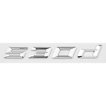 Car Craft Compatible With Bmw 5 Series E34 E39 E60 F10 F07 G30 G38 G60 G68 530d Chrome Badge Emblem Logo Letter - CAR CRAFT INDIA
