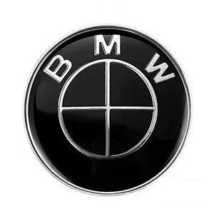 Car Craft Compatible With Bmw 1 2 3 4 5 6 7 Series Z4 X1 X2 X3 X4 X5 X6 X7 Front Rear Hood Bonnet Trunk Boot Badge Emblem Logo Black 74mm