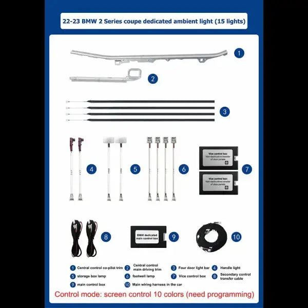 Car Ambient Light Kit Decoration Interior Car Led