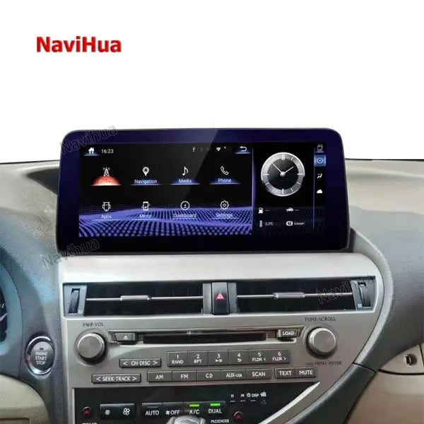 Car Android GPS Navigator DVD Player for Lexus RX 12.3 Inch Touch Screen Multimedia System Android Navigation Auto