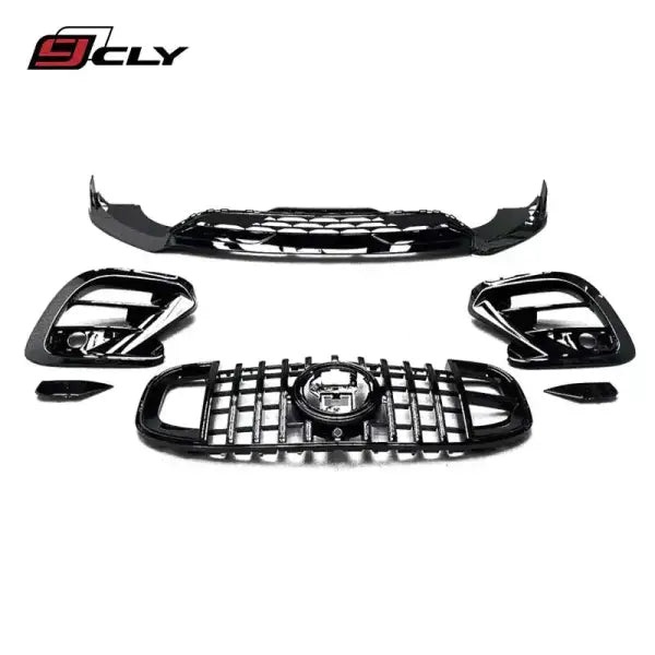 Car Body Kit for GLS X167 Upgrade BBS Style Front Lip Grille Fog Lamp Frame