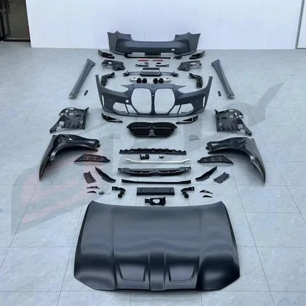 Car Body Kits for BMW 3 Series G20 LCI Upgrade M3 Body Kits Front Bumper Hood Fender Rear Bumper Diffuser 2023 2024
