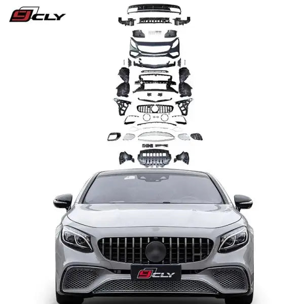 Car Bodykit for S Class Coupe Upgrade S65 AMG Body Kit for S-Coupe W217 S320 S400 S450 Bumper Grille Diffuser