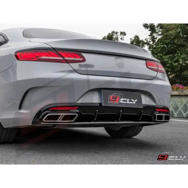 Car Bodykit for S Class Coupe Upgrade S65 AMG Body Kit for S-Coupe W217 S320 S400 S450 Bumper Grille Diffuser