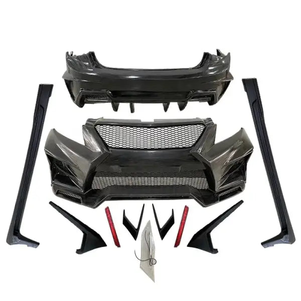 Car Bumper Kits EX Style for Chevrolet Cruze 2009-2015 Front Bumper Rear Bumper Side Skirt Body Kit Auto Exterior Part Accessory