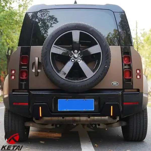 Car Bumper ROCK Style Rear Diffuser with LED for Land Rover