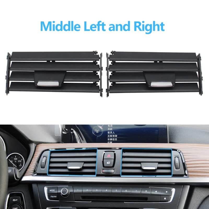 Car Craft 3 Series Ac Vent Compatible With Bmw 3 Series Ac Vent 3 Series F30 F34 2012-2018 1 Series F20 2012-2015 Repair Kit Centre - CAR CRAFT INDIA