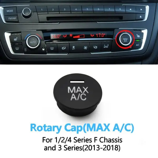 Car Craft 3 Series Auto Ac Rotary Knob Button Compatible
