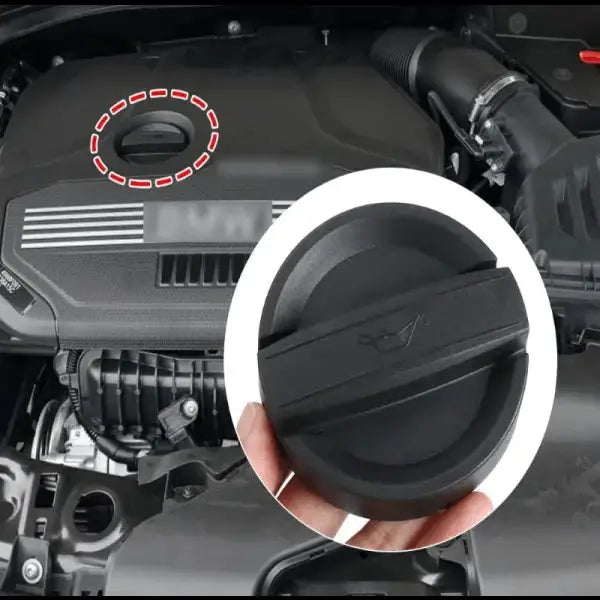 Car Craft 3 Series E90 Engine Oil Tank Cover Compatible