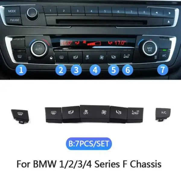 Car Craft 3 Series F30 Dashboard Button Compatible With Bmw