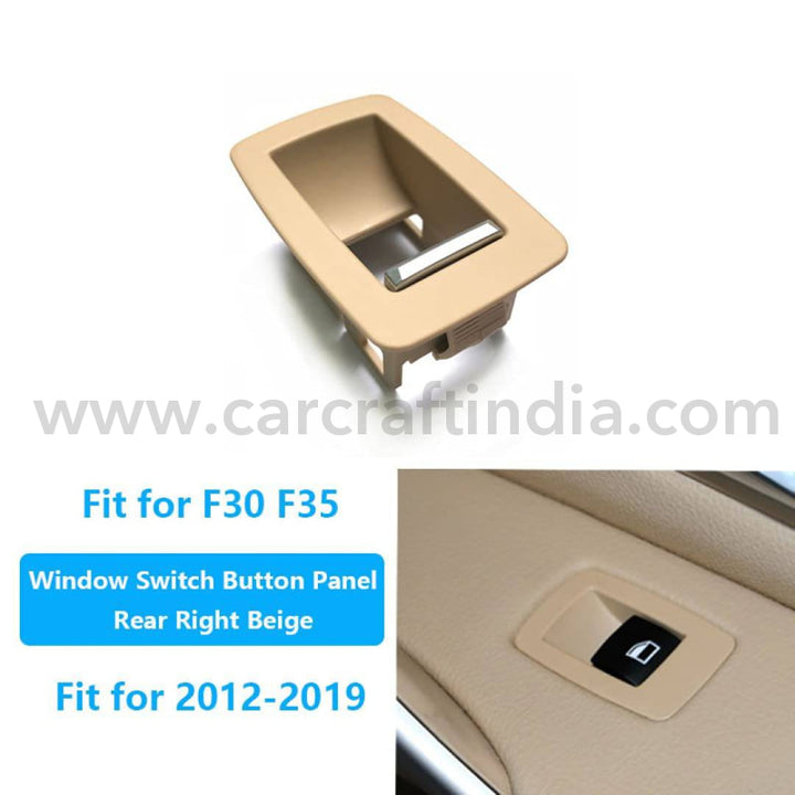 Car Craft 3 Series F30 Window Switch Cover Compatible