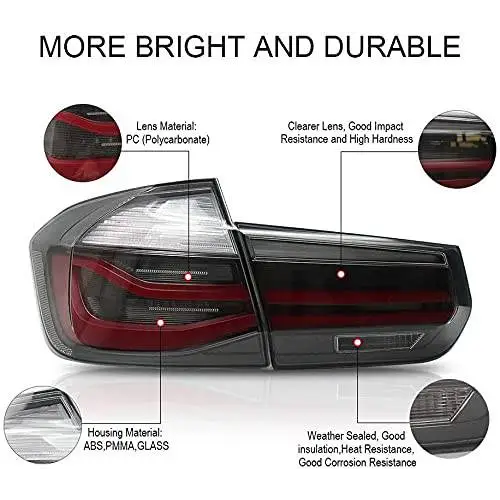 CAR CRAFT 3 Series Taillight Compatible With Bmw 3 Series