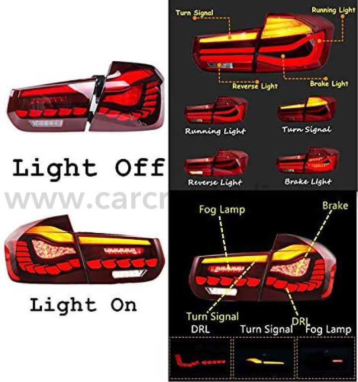 CAR CRAFT 3 Series Taillight Tail Lamp Compatible With Bmw