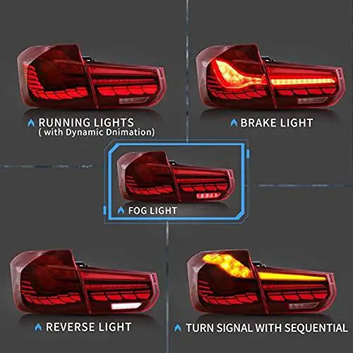 CAR CRAFT 3 Series Taillight Tail Lamp Compatible With Bmw