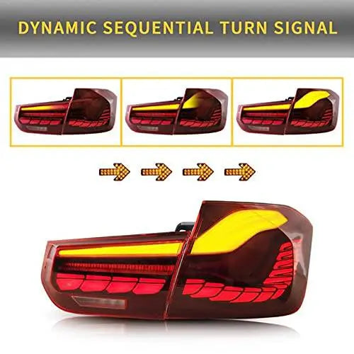 CAR CRAFT 3 Series Taillight Tail Lamp Compatible With Bmw