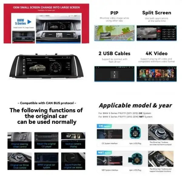 Car Craft 5 Series Android Player DVD Navigation Touch