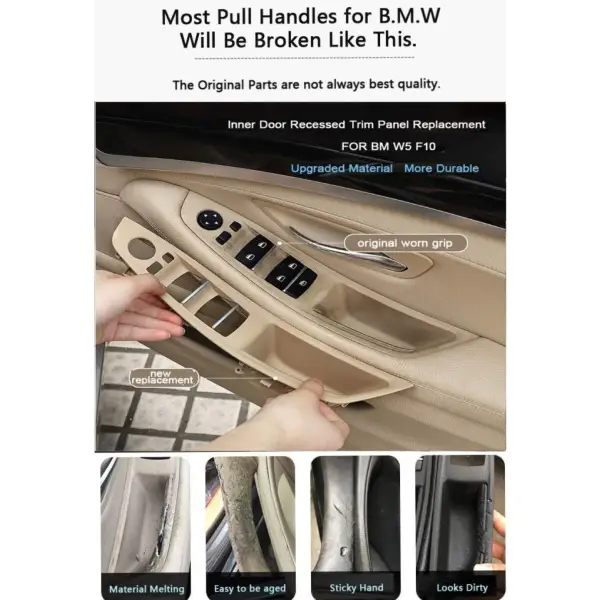 Car Craft 5 Series Door Handle Compatible with BMW 5 Series