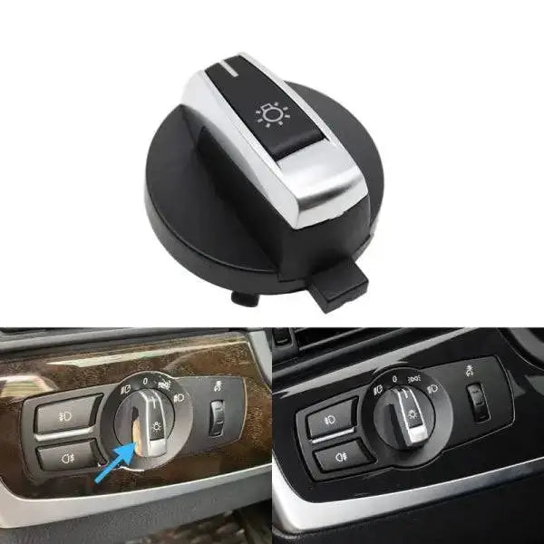 Car Craft 5 Series Headlight Knob Compatible with BMW 5