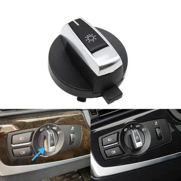 Car Craft 5 Series Headlight Knob Compatible With Bmw 5