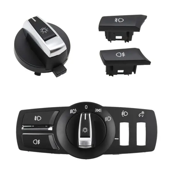 Car Craft 5 Series Headlight Knob Compatible With Bmw 5