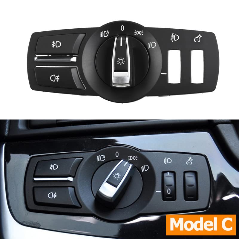 Car Craft 5 Series Headlight Knob Compatible With Bmw 5
