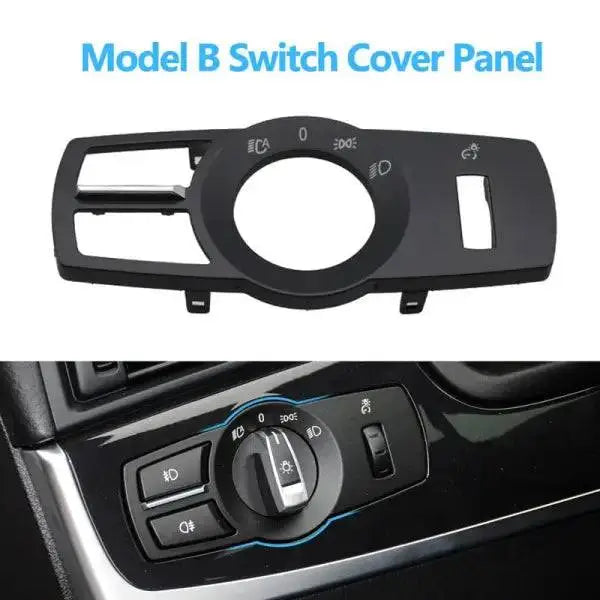 Car Craft 5 Series Headlight Knob Cover Compatible With Bmw