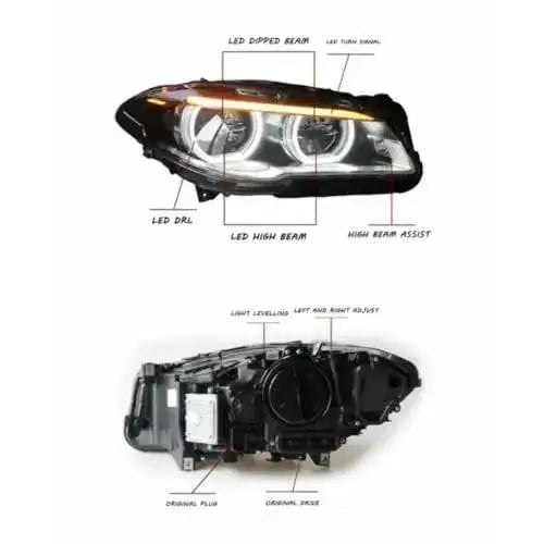 CAR CRAFT 5 Series Headlight Lci Compatible With Bmw 5