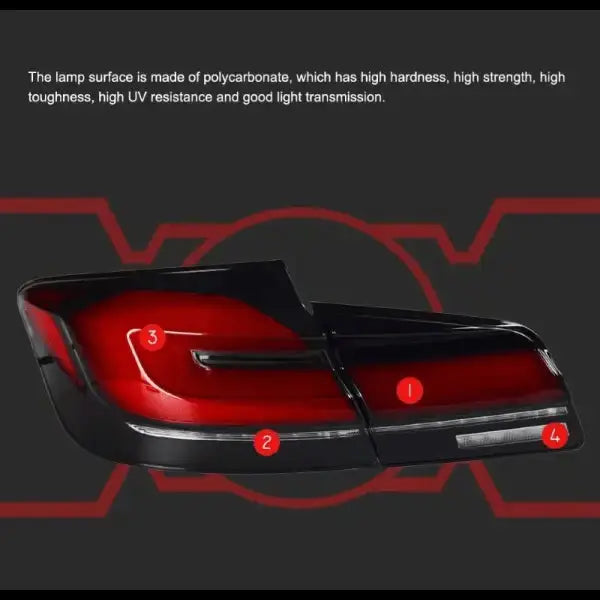 CAR CRAFT 5 Series Taillight Taillamp Compatible With Bmw 5