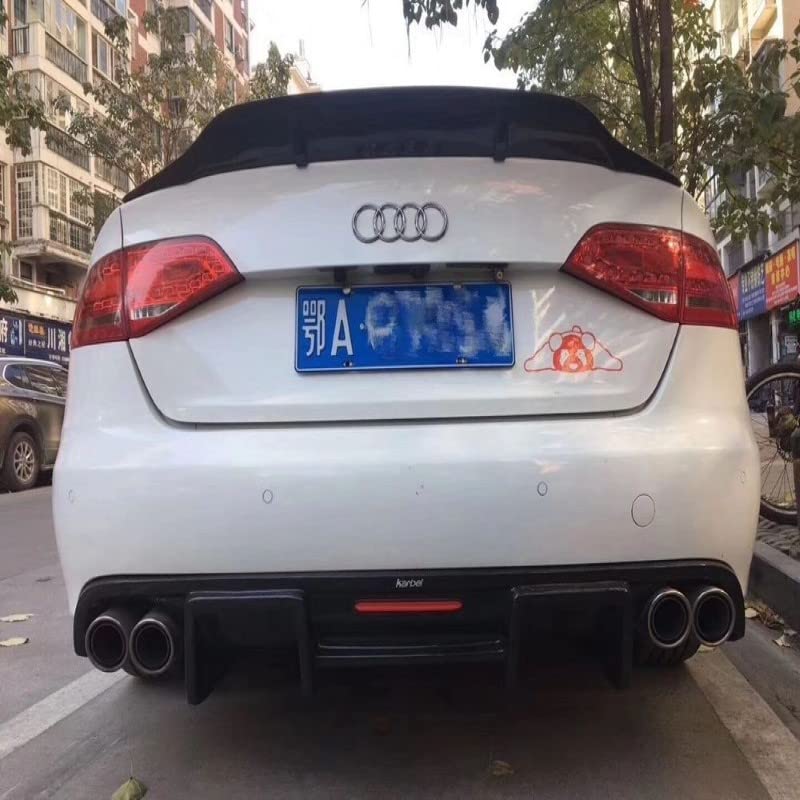 Car Craft A4 Spoiler Trunk Spoiler Compatible with Audi A4